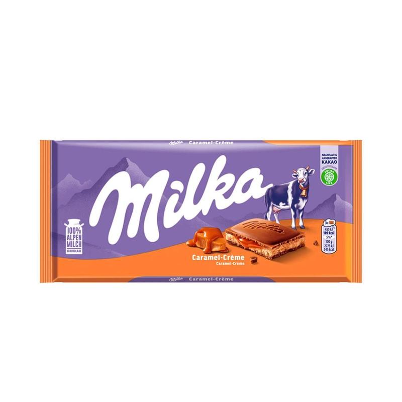 Chocolate Milka Ao Leite Com Caramelo Toffe Caramel 100G
